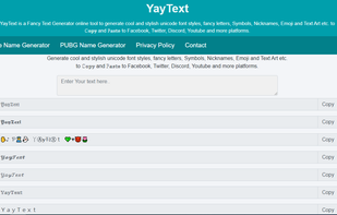 YayText - Fancy Text Generator screenshot 1
