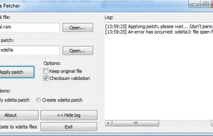 Delta Patcher screenshot 2
