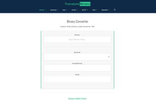 Translate Binary screenshot 1