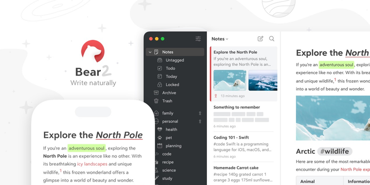Markdown note-taking app Bear launches Callouts to highlight key information in notes