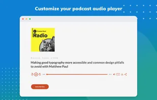 Podcastpage.io screenshot 1