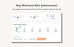 Achievements and accountability