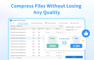 Kingshiper PDF File Compressor screenshot 1