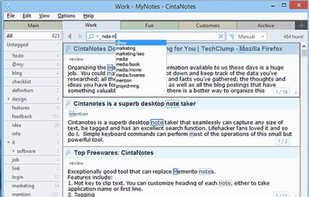 CintaNotes screenshot 2