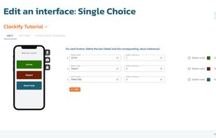 App builder (landing page for QR codes)