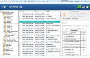 GainTools PST to EML Converter screenshot 1