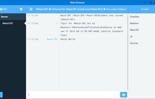 Maid-IRC screenshot 1