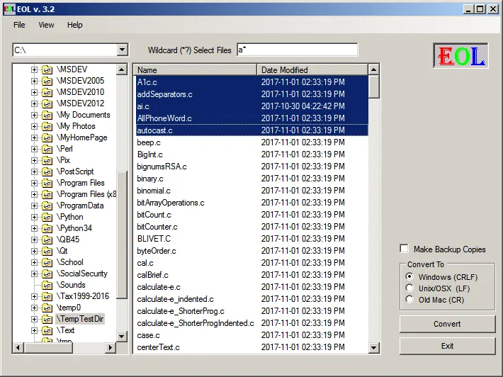EOL - A text file End-Of-Line converter Alternatives and Similar ...