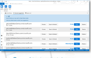Keluro - Smart Email Sharing screenshot 1