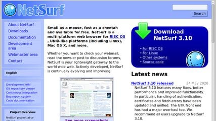 NetSurf screenshot 1