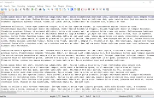 Notepad++ screenshot 1