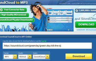 Screen shot of the online service
