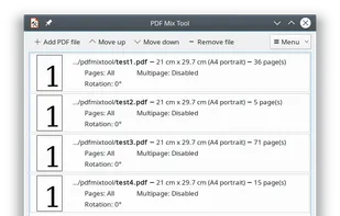 PDF Mix Tool screenshot 1