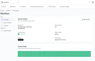 OneUptime screenshot 1