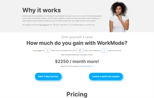 WorkMode Body Doubling App screenshot 2
