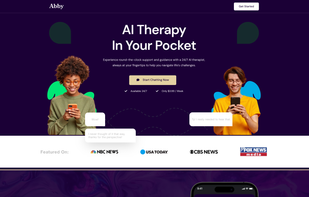 Abby - AI Therapy In Your Pocket screenshot 1