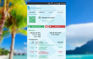 BitShares Wallet screenshot 1