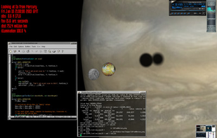 Xplanet screenshot 1