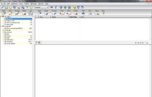 April 2013 Screenshot of the Pegasus Mail UI