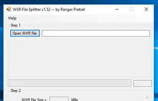 WXR File Splitter screenshot 1