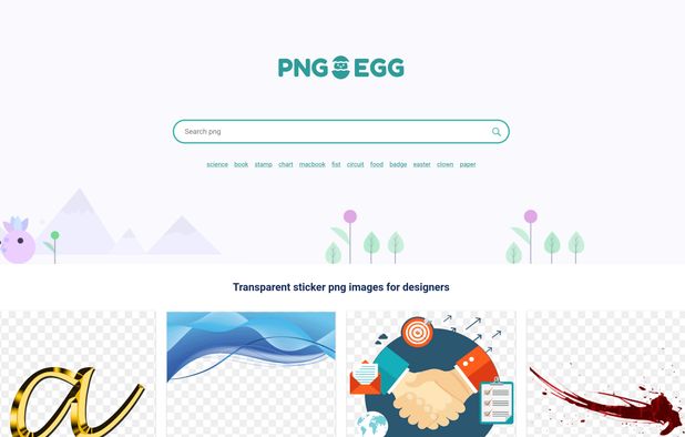 PNGEgg: Library of transparent sticker png images for designers ...