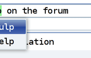 Terminology highlighting and insertion combo box