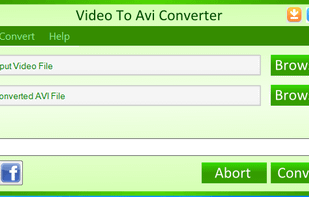 Any Video To AVI Converter screenshot 1
