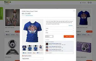 Sample facebook Storefront
