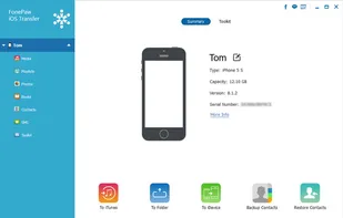 FonePaw iOS Transfer screenshot 1