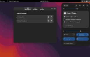 Simple WirePlumber GUI screenshot 1