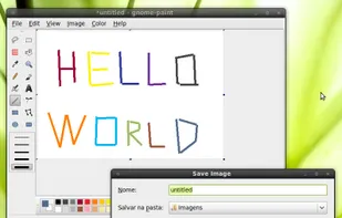 Gnome Paint screenshot 1