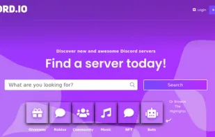 Discord.io screenshot 1