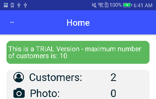 Easy Customer App screenshot 1