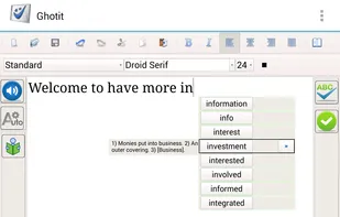 Ghotit Real Writer & Reader screenshot 2