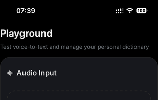 AI Playground: Instant recording with auto-optimization.