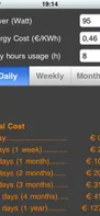 Power Cost screenshot 2