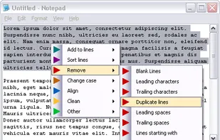 Dolphin Text Editor Menu screenshot 1