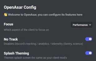 OpenAsar screenshot 1
