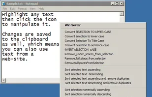Winsorter screenshot 1