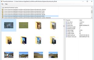 ThumbCacheViewer by Dmitry Brant screenshot 1
