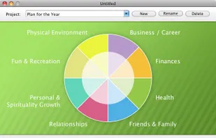 Main program window - Mac OS X
