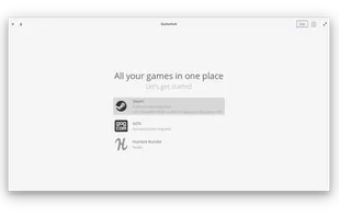 GameHub supports multiple game sources and services:

    Steam
    GOG
    Humble Bundle
    Humble Trove

Locally installed games can also be added to GameHub.
