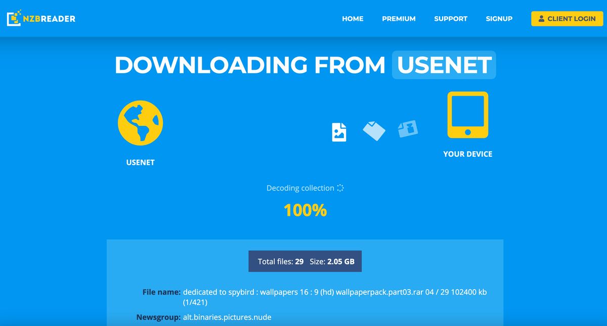 mac usenet client opensource
