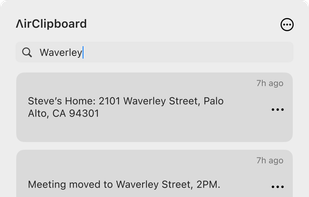 AirClipboard screenshot 1