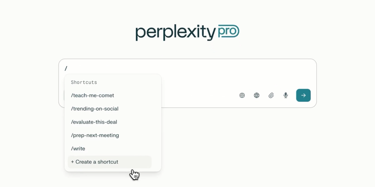 Perplexity Comet launches Shortcuts for automating web workflows image