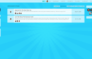 Invite clients to Yalla as your guests so they can see what you're working on and discuss projects with the team.