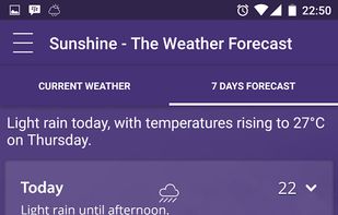 Sunshine Weather Forecast screenshot 1