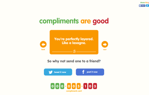 Compliment generator screenshot 1
