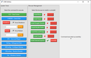 CMD Utilities screenshot 1