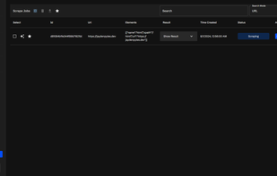 Scraperr screenshot 1